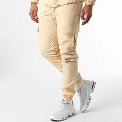 Ensemble Veste Zippée Et Pantalon Jogging KL-2073 Beige de ADJ -ADJ Soldes adj 327638 KL 2073 1 BEIGE 20220713T145315 04