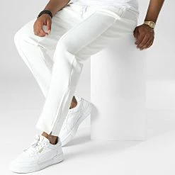 Pantalon Jogging KL-2078 Blanc de ADJ -ADJ Soldes adj 327646 KL 2078 1 WHITE 20220715T084800 03