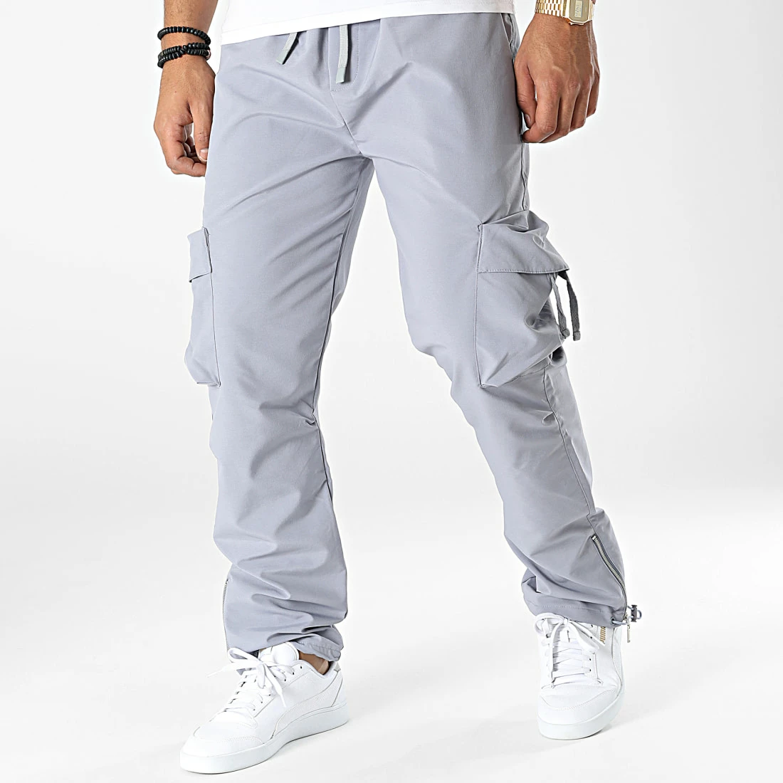 Pantalon Cargo PA-002 Gris de ADJ 3 Pantalon Cargo PA-002 Gris de ADJ