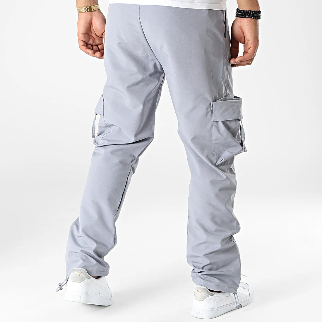 Pantalon Cargo PA-002 Gris de ADJ 6 Pantalon Cargo PA-002 Gris de ADJ – Image 4
