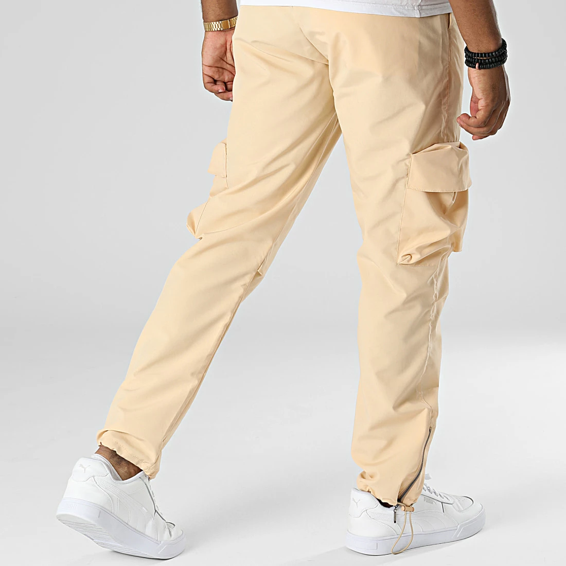 Pantalon Cargo PA-002 Beige de ADJ 6 Pantalon Cargo PA-002 Beige de ADJ – Image 4
