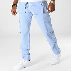 Pantalon Cargo KL-2044 Bleu Clair de ADJ