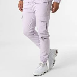 Ensemble Veste Zippée Et Pantalon Jogging KL-2073 Lila de ADJ -ADJ Soldes adj 331961 KL 2073 1 LILAC 20220812T135921 04