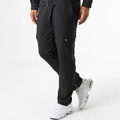Ensemble Veste Zippée Et Pantalon Cargo KL-2093 Noir de ADJ -ADJ Soldes adj 331966 KL 2093 BLACK 20220812T140034 04