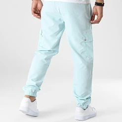 Pantalon Cargo KL-2103 Bleu Menthe de ADJ -ADJ Soldes adj 338913 KL 2103 MINT 20221004T152850 04
