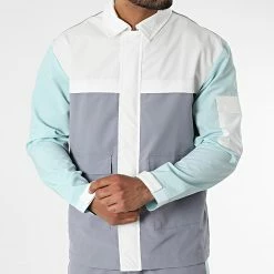 Ensemble Cargo KL-2096 Gris Blanc Vert Menthe de ADJ -ADJ Soldes adj 338918 KL 2096 GREY WHITE MINT 20220929T154847 03