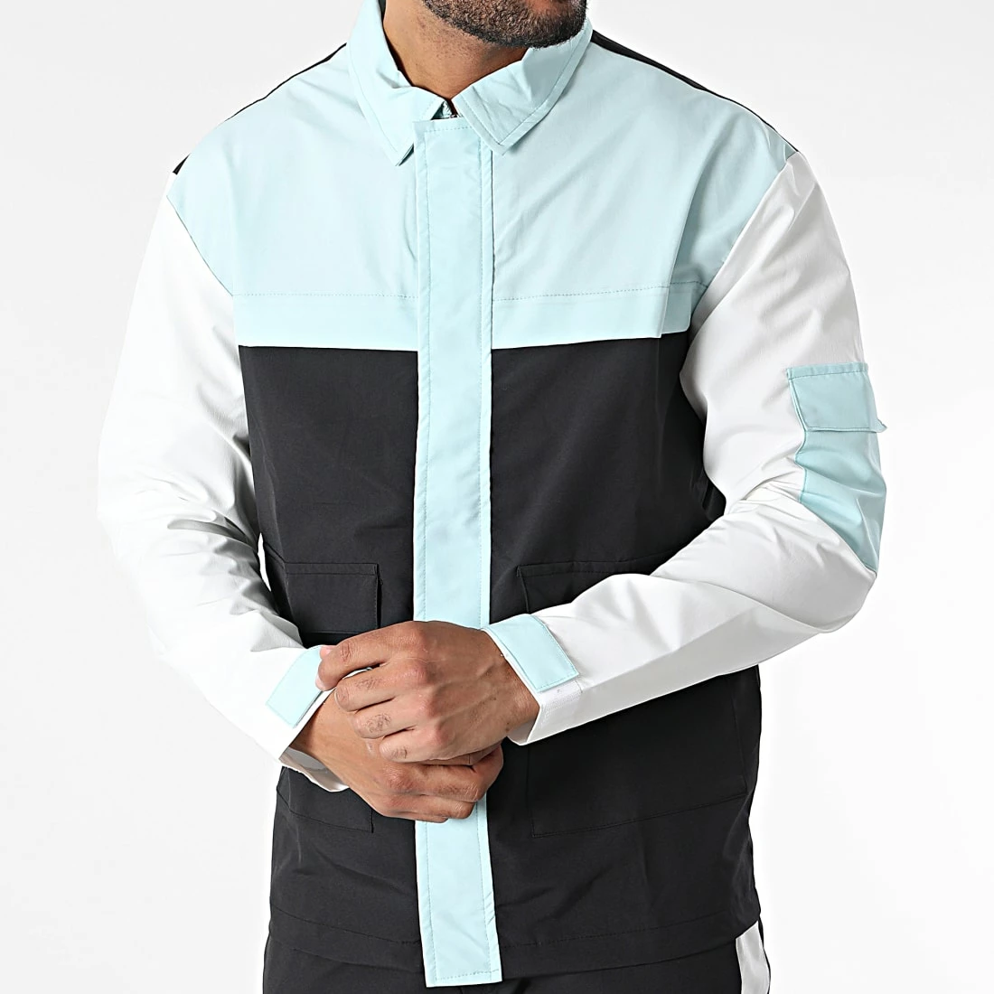 Ensemble Cargo KL-2096 Noir Vert Menthe Blanc de ADJ 5 Ensemble Cargo KL-2096 Noir Vert Menthe Blanc de ADJ – Image 3