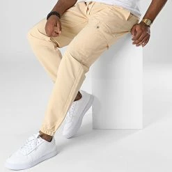 Pantalon Cargo KL-2103 Beige de ADJ 8 Pantalon Cargo KL-2103 Beige de ADJ -ADJ Soldes adj 338966 KL 2103 BEIGE 20221027T162254 03