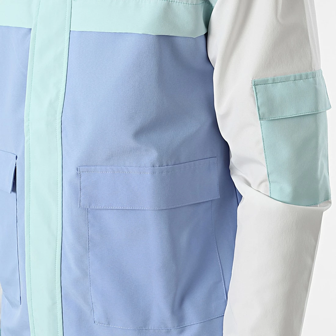 Ensemble Cargo KL-2096 Bleu Blanc Vert Menthe de ADJ 4 Ensemble Cargo KL-2096 Bleu Blanc Vert Menthe de ADJ – Image 2