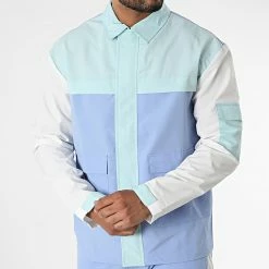 Ensemble Cargo KL-2096 Bleu Blanc Vert Menthe de ADJ 8 Ensemble Cargo KL-2096 Bleu Blanc Vert Menthe de ADJ -ADJ Soldes adj 338978 KL 2096 B BLUE MINT WHITE 20220929T154832 03