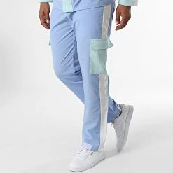 Ensemble Cargo KL-2096 Bleu Blanc Vert Menthe de ADJ 9 Ensemble Cargo KL-2096 Bleu Blanc Vert Menthe de ADJ -ADJ Soldes adj 338978 KL 2096 B BLUE MINT WHITE 20220929T154833 04