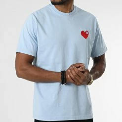 Tee Shirt KL-2071 Bleu Clair de ADJ -ADJ Soldes adj 338984 KL 2071 3 BABY BLUE 20220930T091009 03