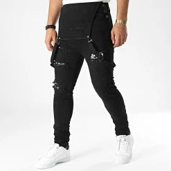 Salopette Jean E9686 Noir de ADJ