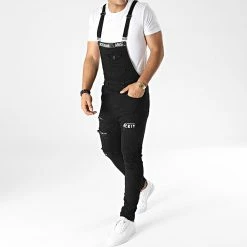Salopette Jean E9686 Noir de ADJ -ADJ Soldes adj 339372 E9686 20221007T151114 03