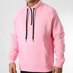 Sweat Col Zippé KL-2101 Rose de ADJ -ADJ Soldes adj 341695 KL 2101 S PINK 20221006T160214 03