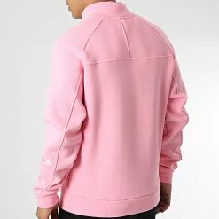 Sweat Col Zippé KL-2101 Rose de ADJ -ADJ Soldes adj 341695 KL 2101 S PINK 20221006T160216 04
