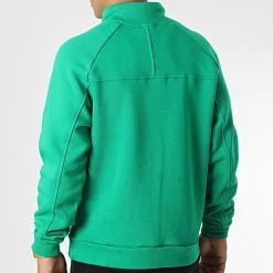 Sweat Col Zippé KL-2101 Vert de ADJ -ADJ Soldes adj 341697 KL 2101 S GREEN 20221006T155937 04