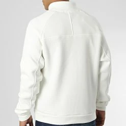 Sweat Col Zippé KL-2101 Blanc de ADJ -ADJ Soldes adj 341698 KL 2101 S WHITE 20221006T160537 04