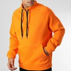 Sweat Col Zippé KL-2101 Orange de ADJ -ADJ Soldes adj 341701 KL 2101 S ORANGE 20221006T160338 03