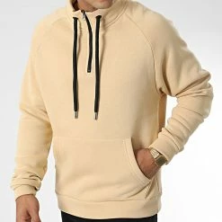 Sweat Col Zippé KL-2101 Beige de ADJ -ADJ Soldes adj 341704 KL 2101 S BEIGE 20221006T160026 03
