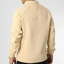 Sweat Col Zippé KL-2101 Beige de ADJ -ADJ Soldes adj 341704 KL 2101 S BEIGE 20221006T160027 04