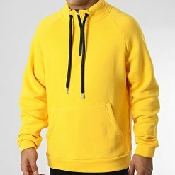 Sweat Col Zippé KL-2101 Jaune de ADJ