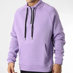 Sweat Col Zippé KL-2101 Violet Lila de ADJ