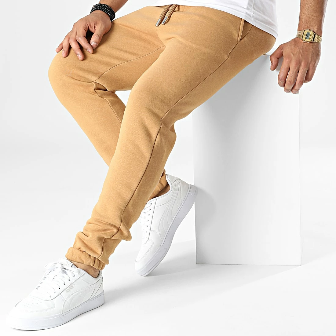 Pantalon Jogging KL-2102 Camel de ADJ 5 Pantalon Jogging KL-2102 Camel de ADJ – Image 3
