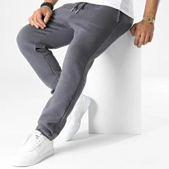 Pantalon Jogging KL-2102 Gris Anthracite de ADJ -ADJ Soldes adj 341741 KL 2102 J ANTHRACITE 20221006T152617 03