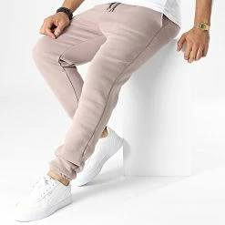 Pantalon Jogging KL-2102 Marron Clair de ADJ -ADJ Soldes adj 341742 KL 2102 J STONE 20221006T152441 03