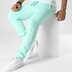 Pantalon Jogging KL-2102 Menthe de ADJ -ADJ Soldes adj 341746 KL 2102 J MINT 20221006T152905 03