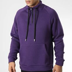 Sweat Col Zippé KL-2101 Violet de ADJ -ADJ Soldes adj 341750 KL 2101 S PURPLE 20221006T160355 03