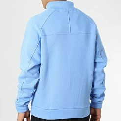 Sweat Col Zippé KL-2101 Bleu Clair de ADJ -ADJ Soldes adj 341752 KL 2101 S BABY BLUE 20221006T160428 04