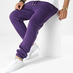 Pantalon Jogging KL-2102 Violet de ADJ -ADJ Soldes adj 341780 KL 2102 J PURPLE 20221006T152333 03