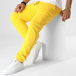 Pantalon Jogging KL-2102 Jaune de ADJ -ADJ Soldes adj 341786 KL 2102 J YELLOW 20221006T152922 03