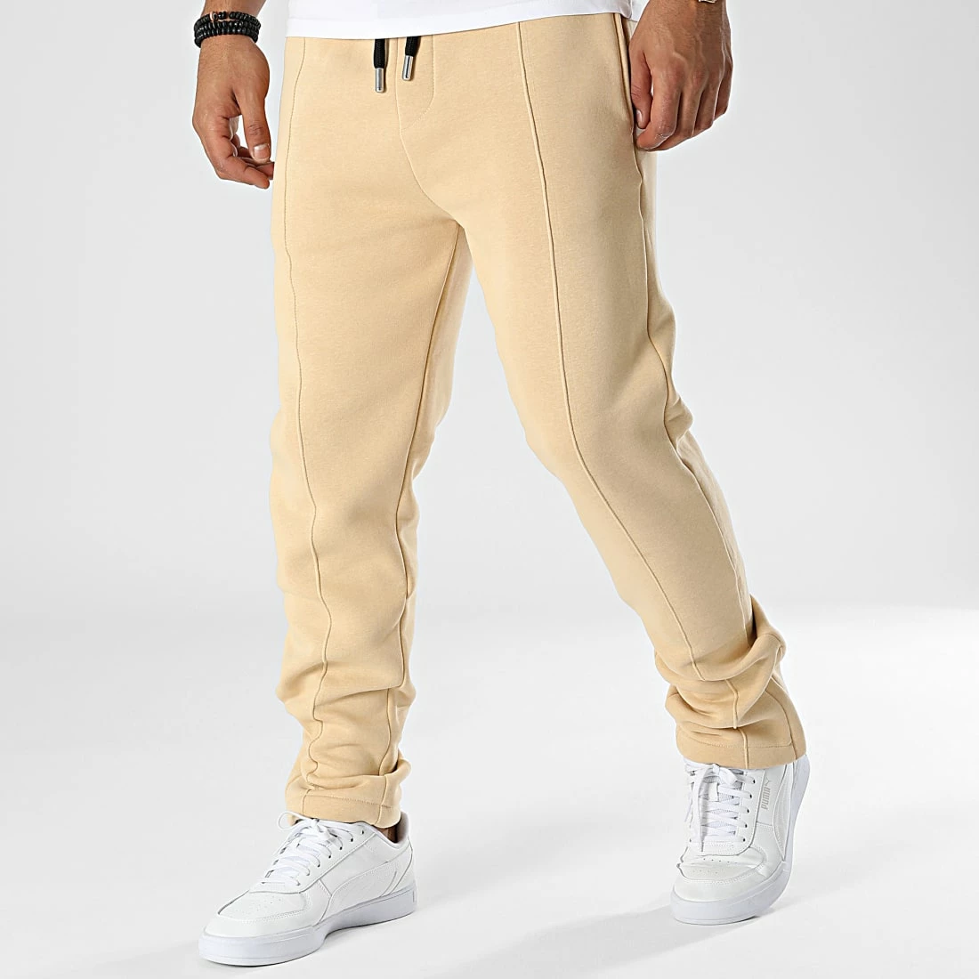 Pantalon Jogging KL-2101 Beige de ADJ 3 Pantalon Jogging KL-2101 Beige de ADJ