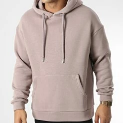 Sweat Capuche KL-2102 Marron Clair de ADJ -ADJ Soldes adj 341830 KL 2102 S STONE 20221006T160118 03