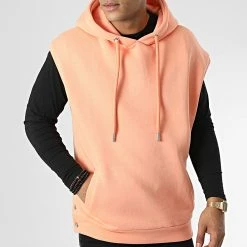 Sweat Capuche Sans Manches KL-2100 Corail de ADJ -ADJ Soldes adj 341891 KL 2100 S SOMON PINK 20221006T155800 03