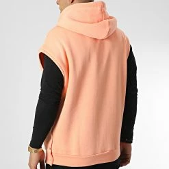Sweat Capuche Sans Manches KL-2100 Corail de ADJ -ADJ Soldes adj 341891 KL 2100 S SOMON PINK 20221006T155802 04