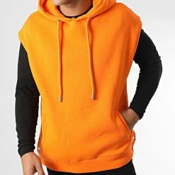 Sweat Capuche Sans Manches KL-2100 Orange de ADJ