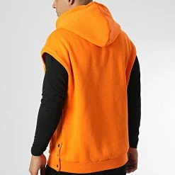 Sweat Capuche Sans Manches KL-2100 Orange de ADJ -ADJ Soldes adj 341893 KL 2100 S ORANGE 20221006T155459 04