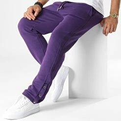 Pantalon Jogging KL-2100 Violet de ADJ -ADJ Soldes adj 341905 KL 2100 J PURPLE 20221007T151036 03