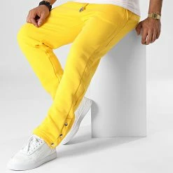 Pantalon Jogging KL-2100 Jaune de ADJ -ADJ Soldes adj 341906 KL 2100 J YELLOW 20221006T152816 03
