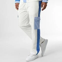 Ensemble Cargo KL-2096 Blanc Bleu de ADJ -ADJ Soldes adj 342145 KL 2096 WHITE B BLUE INDIGO 20221020T143934 04