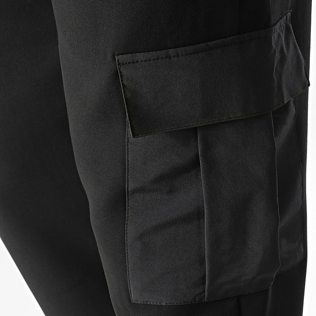 Pantalon Cargo KL-2107 Noir de ADJ 4 Pantalon Cargo KL-2107 Noir de ADJ – Image 2