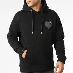 Sweat Capuche KL-2118 Noir de ADJ -ADJ Soldes adj 344740 KL 2118 BLACK 20221024T145007 03