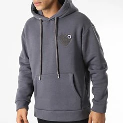 Sweat Capuche KL-2118 Gris Anthracite de ADJ -ADJ Soldes adj 344742 KL 2118 ANTHRACITE 20221024T150006 03