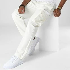 Pantalon Cargo KL-2111 Beige Clair de ADJ 8 Pantalon Cargo KL-2111 Beige Clair de ADJ -ADJ Soldes adj 344754 KL 2111 OFF WHITE 20221027T162310 03