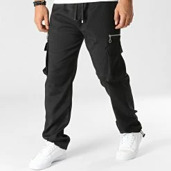 Pantalon Cargo KL-2111 Noir de ADJ