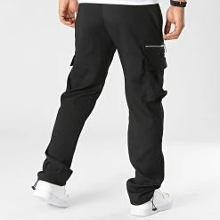 Pantalon Cargo KL-2111 Noir de ADJ -ADJ Soldes adj 344756 KL 2111 BLACK 20221024T144122 04
